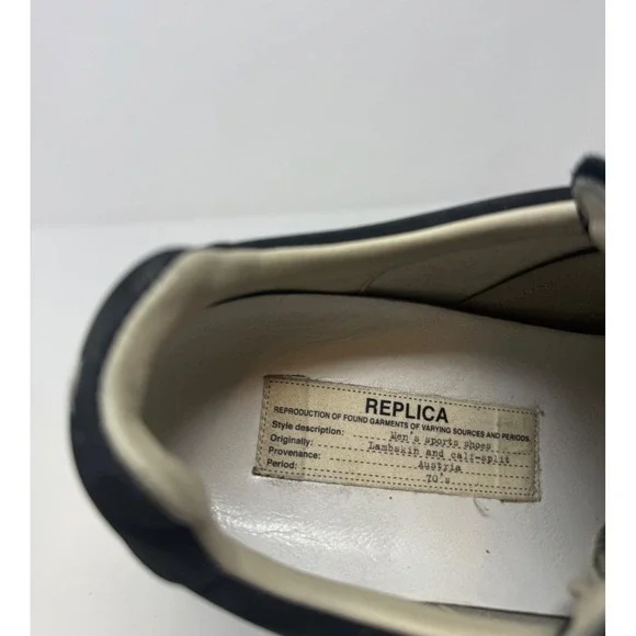 Maison Margiela Paint Splatter Replica GAT Black Size 9 US 42 EU - Picture 8 of 10